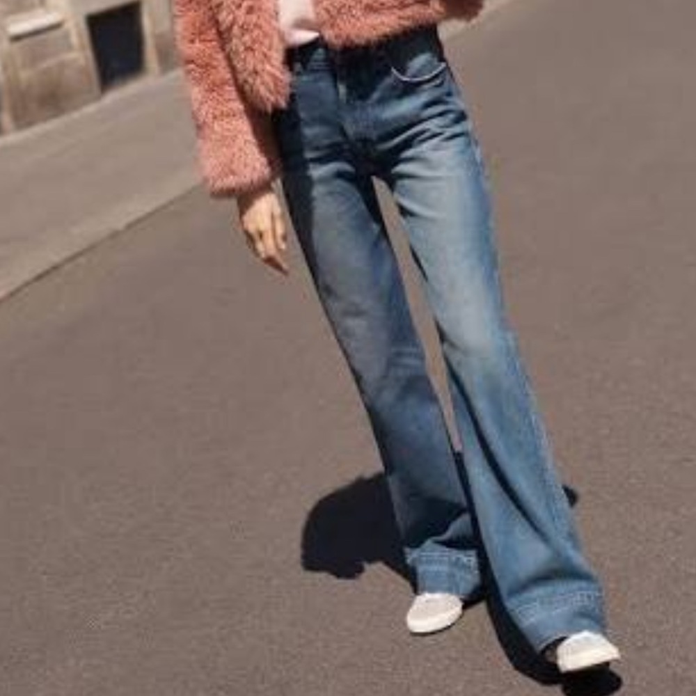 Rivet & Thread wide leg high waisted jeans
